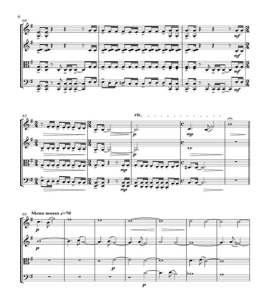 Lament for string quartet image number null