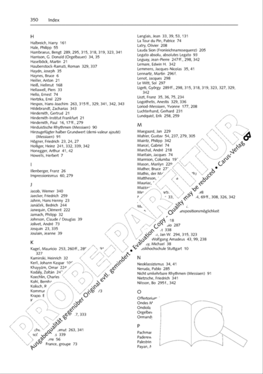 Orgelschule zur historischen Auffuhrungspraxis Organ Solo scores gallery preview page 351