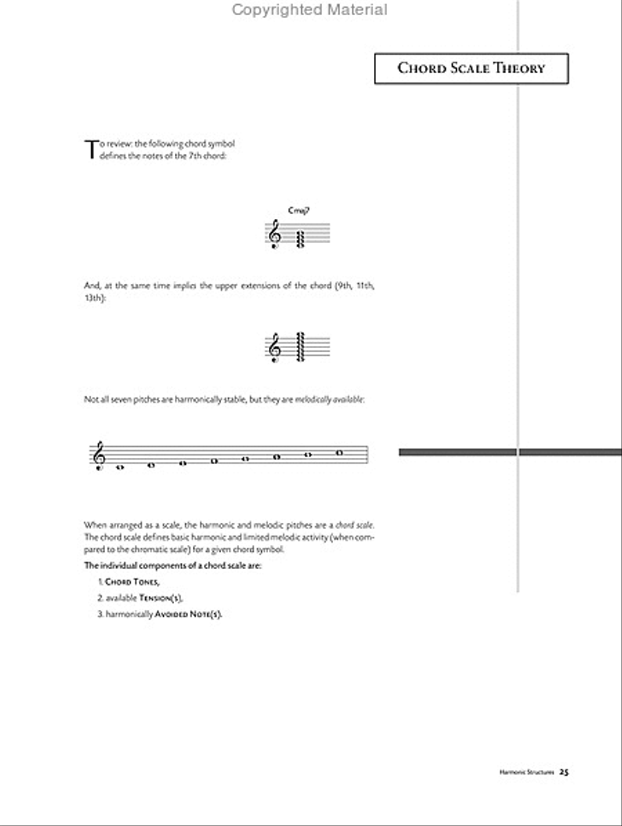 The Chord Scale Theory & Jazz Harmony Collection / Songbook scores gallery preview page 3
