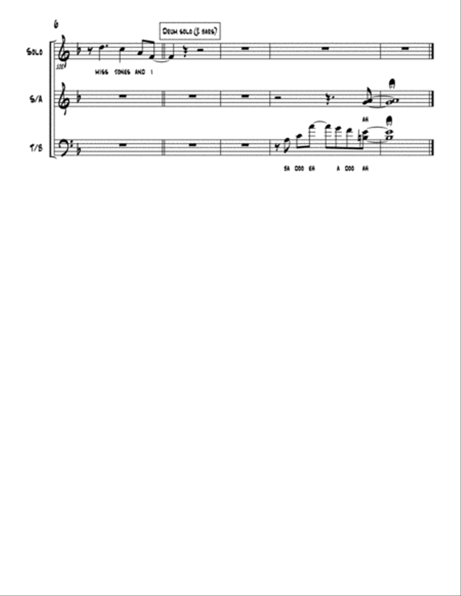 Have You Met Miss Jones? 4-Part scores gallery preview page 6