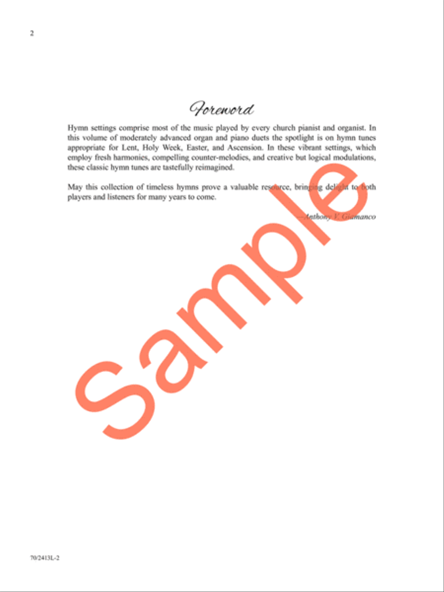 From Lent to Ascension Piano scores gallery preview page 3