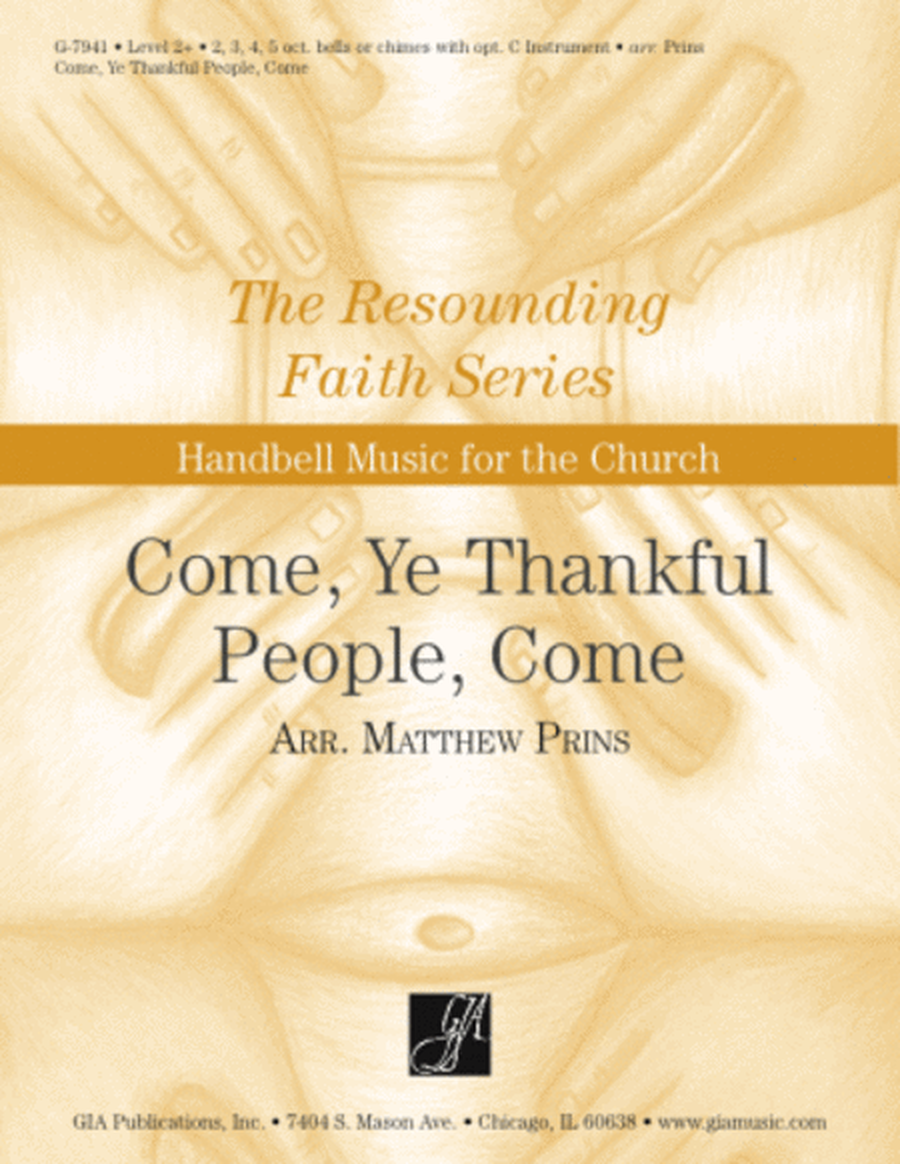 Come, Ye Thankful People, Come - Handbells image number null