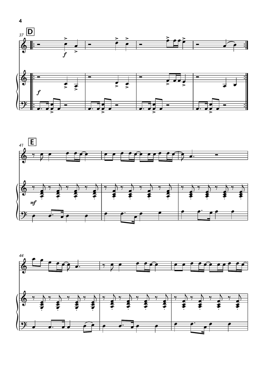 Bloody Mary Chamber Music scores gallery preview page 4