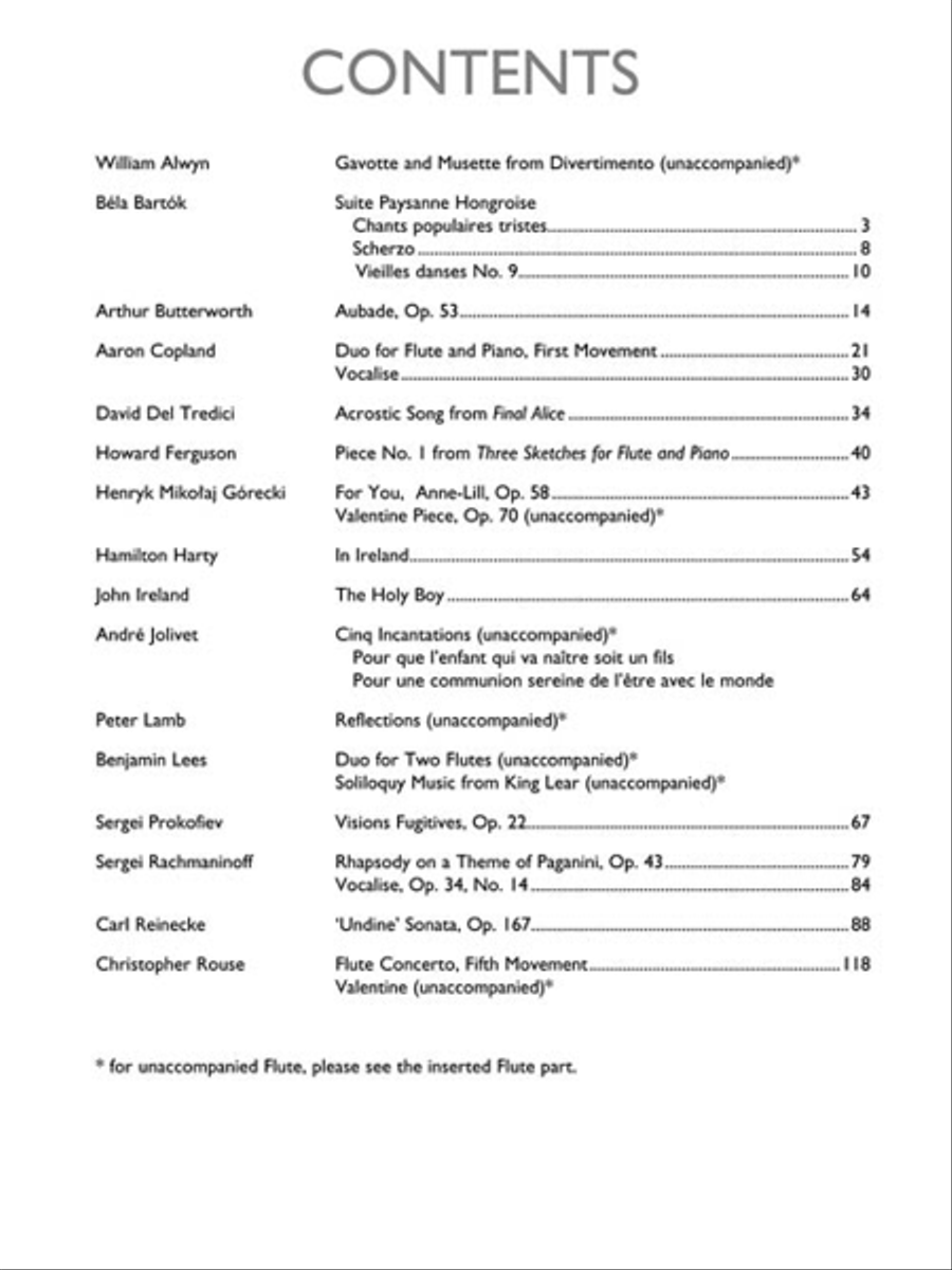 The Boosey & Hawkes Flute Anthology Flute Solo scores gallery preview page 3