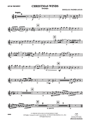 Christmas Winds (Overture): 1st B-flat Trumpet