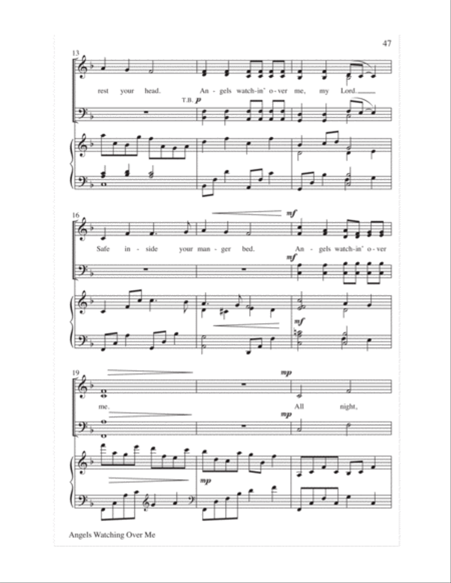 Sing with the Angels!- Score 4-Part scores gallery preview page 50