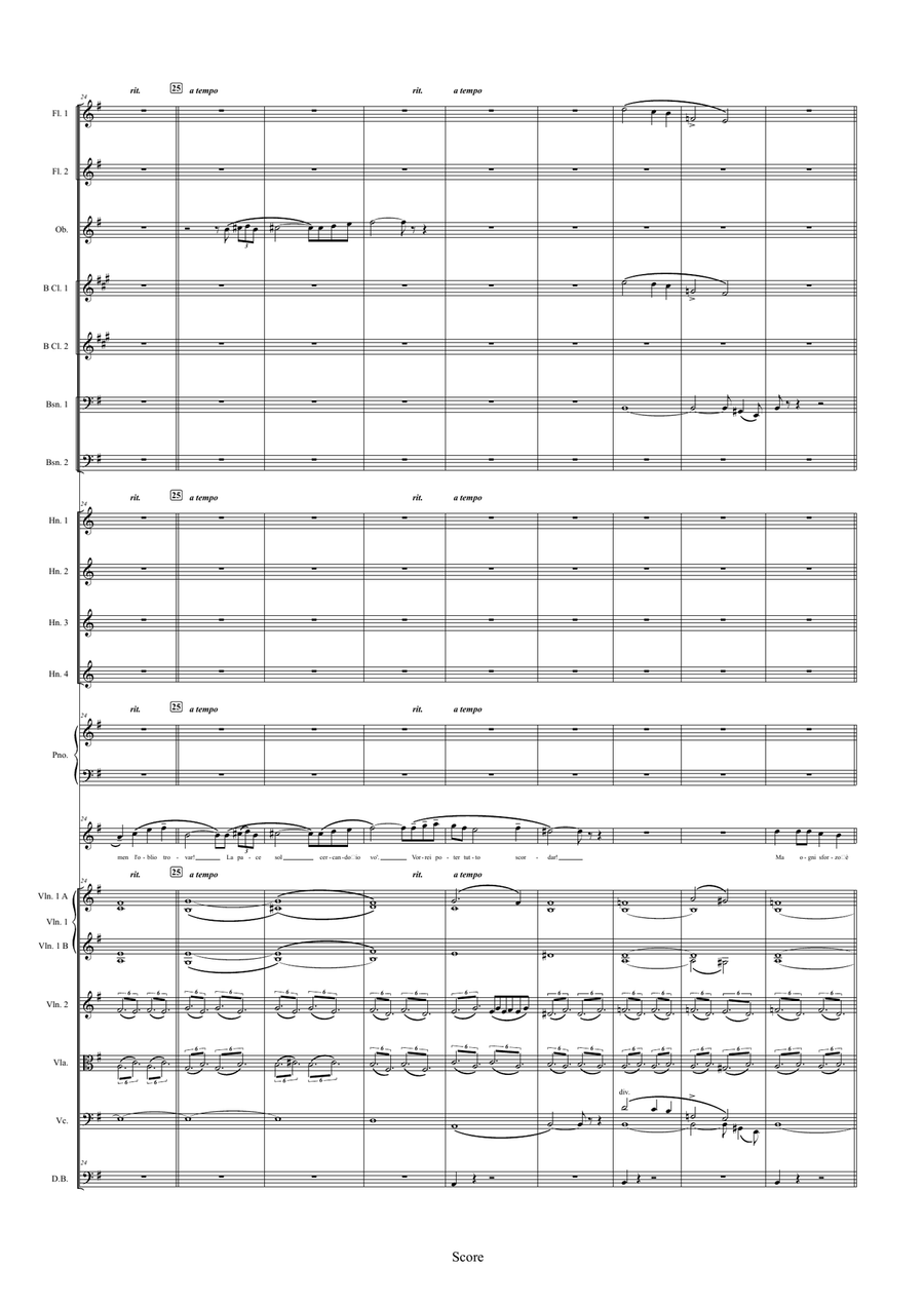 Lamento di Federico from L'Arlesiana Full Orchestra scores gallery preview page 4