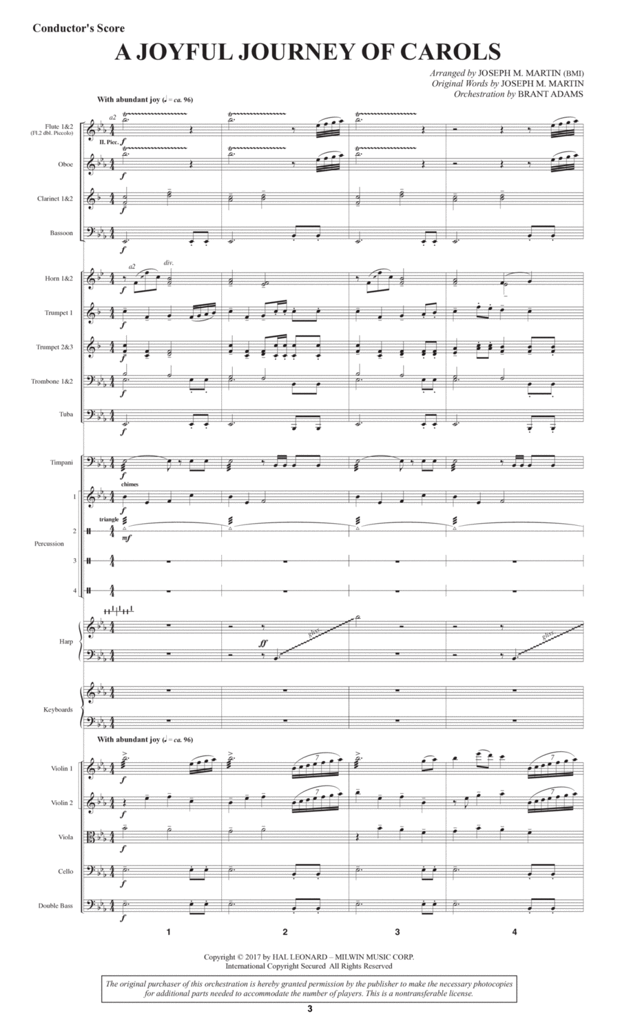 The Song Heard 'Round the World (Orchestra) - Score Choir scores gallery preview page 1