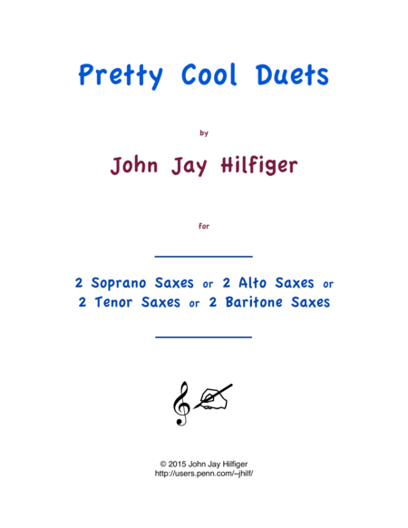 Pretty Cool Duets for Saxophones image number null