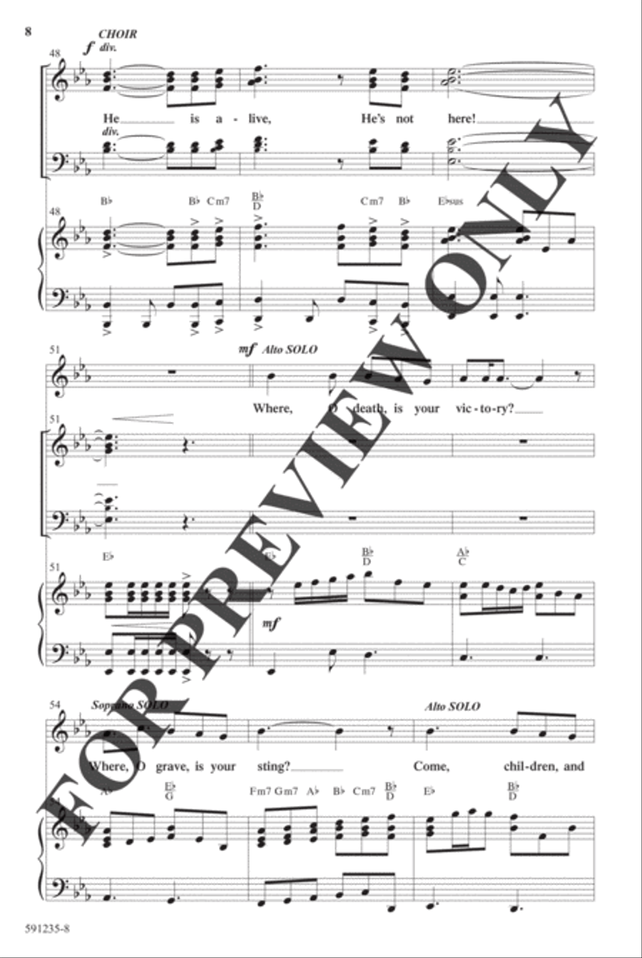 New Easter Anthem Pak Vol 2 - Anthem Preview Pak Hymn Anthems scores gallery preview page 9