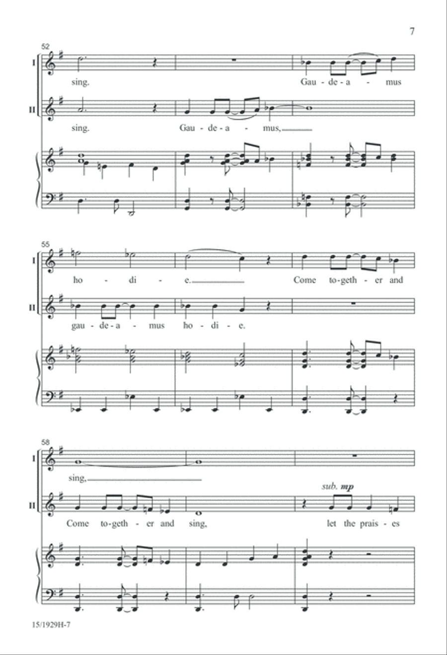 Canticle of Praise 2-Part scores gallery preview page 7
