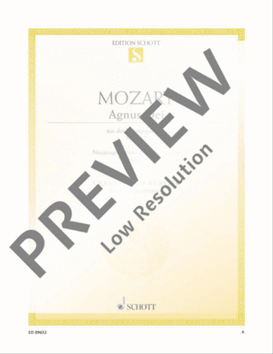 Agnus Dei High Voice scores gallery preview page 2