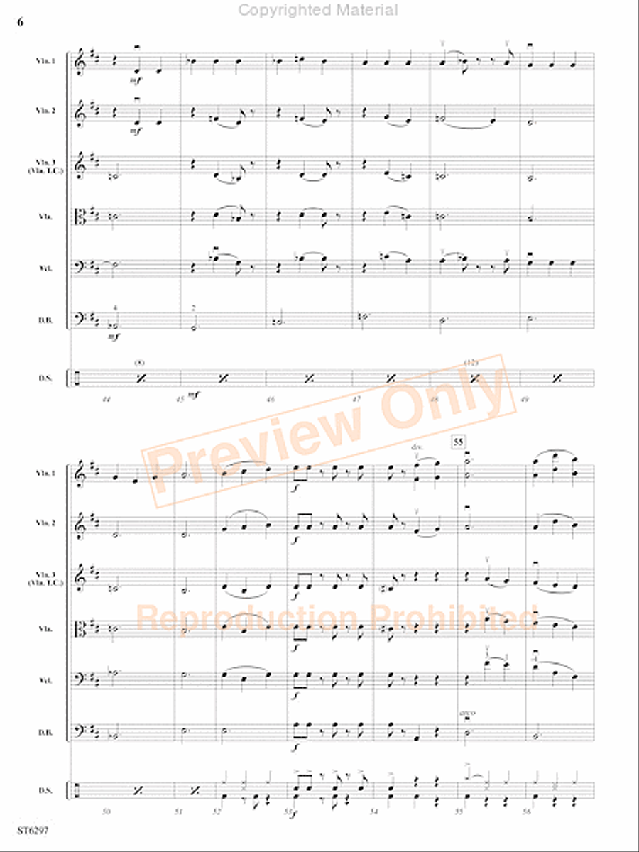 It's the Most Wonderful Time of the Year String Orchestra scores gallery preview page 7