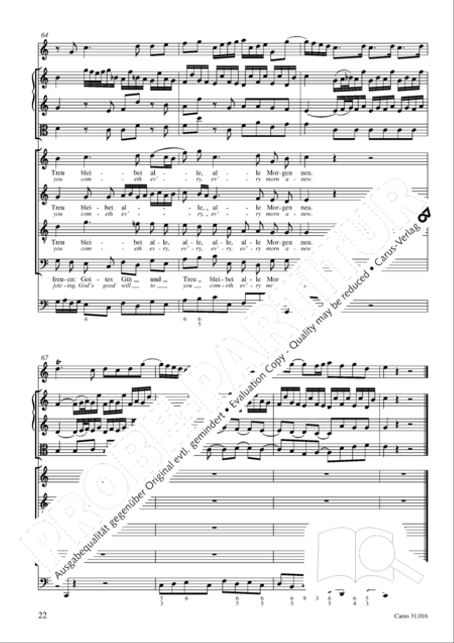 Lord God, thy praise we sing (Herr Gott, dich loben wir) ATB scores gallery preview page 23