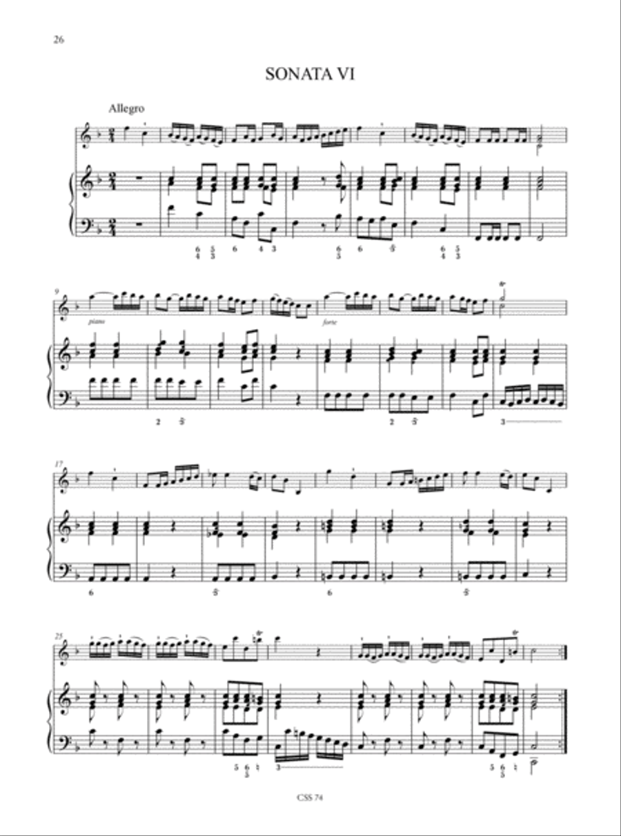 6 Sonates from 