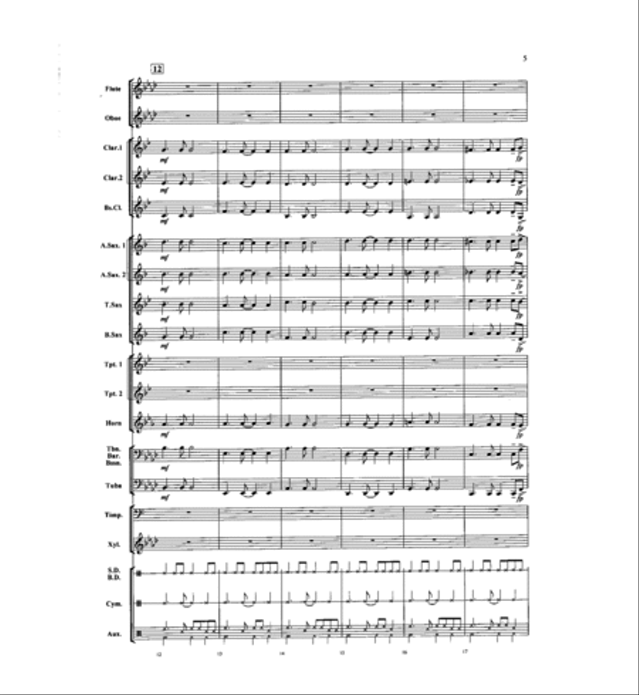 La Brava! Concert Band scores gallery preview page 4