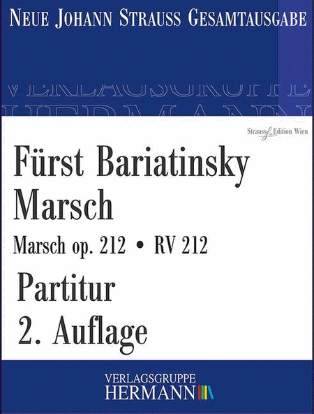 Furst Bariatinsky Marsch Op. 212 RV 212