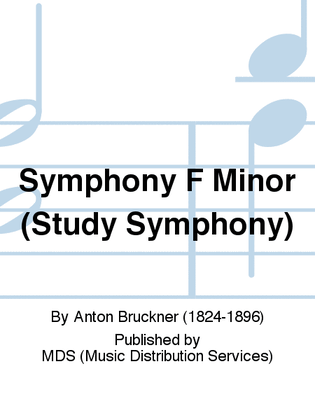Book cover for Symphony F minor (Study Symphony)