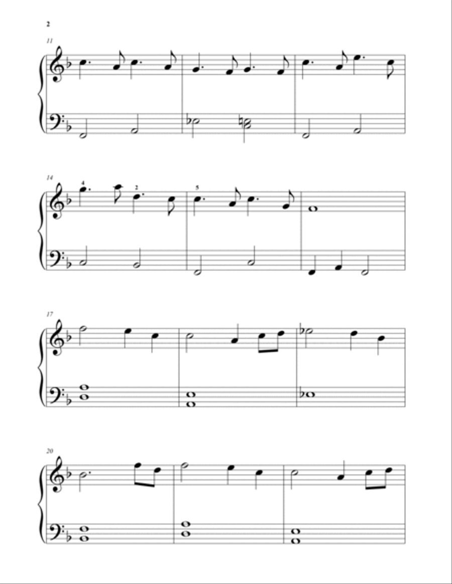 A Day Without Rain Piano Solo scores gallery preview page 2