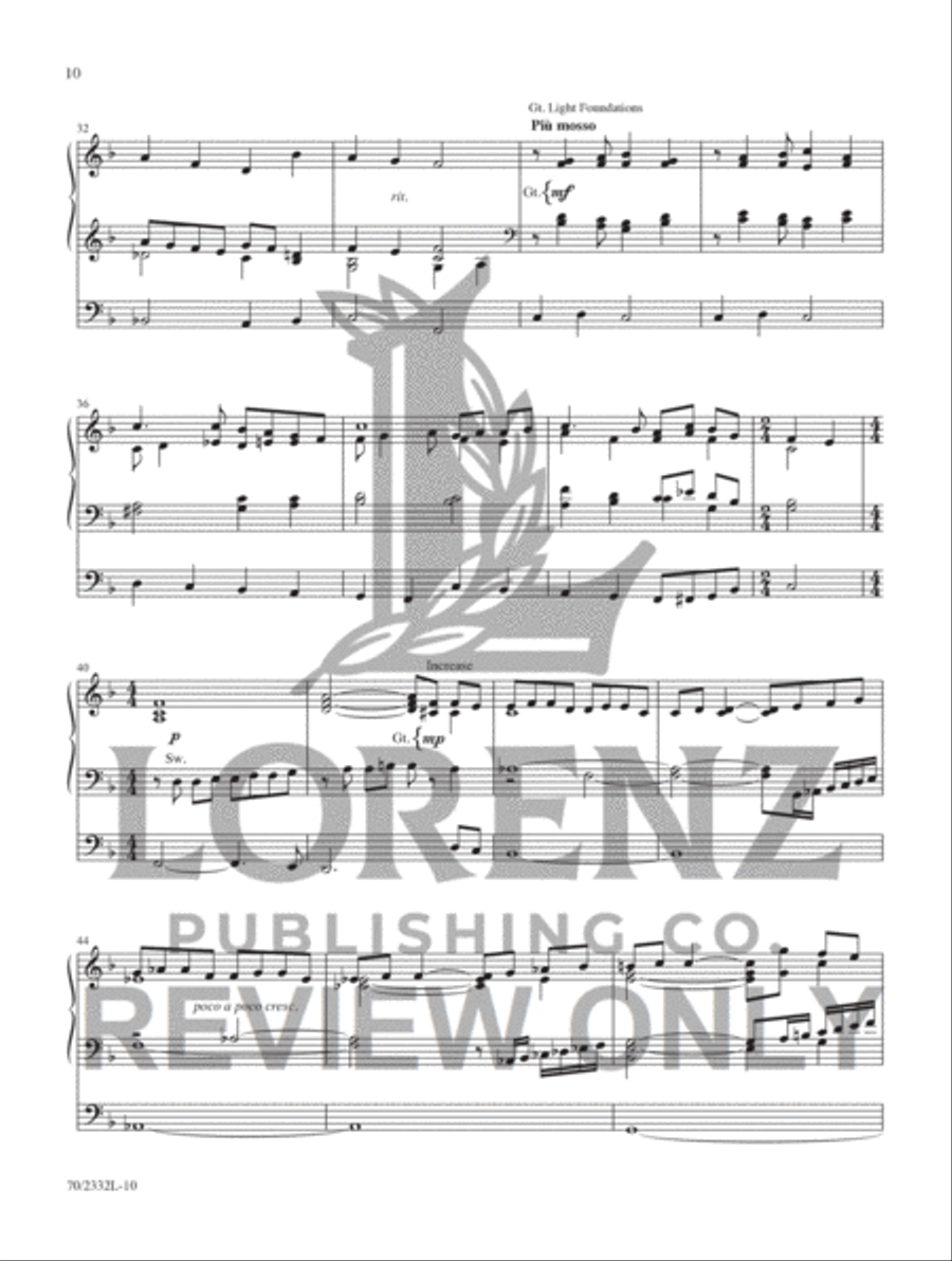 Like a River Glorious Organ Solo scores gallery preview page 6