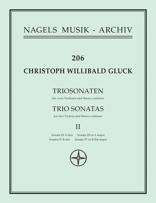 Zwei Triosonaten for two Violins and Basso continuo