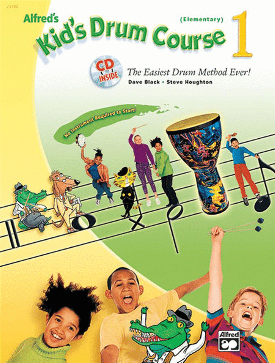 Alfred's Kid's Drum Course, Book 1 Percussion scores gallery preview page 1