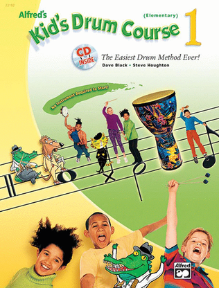 Book cover for Alfred's Kid's Drum Course, Book 1