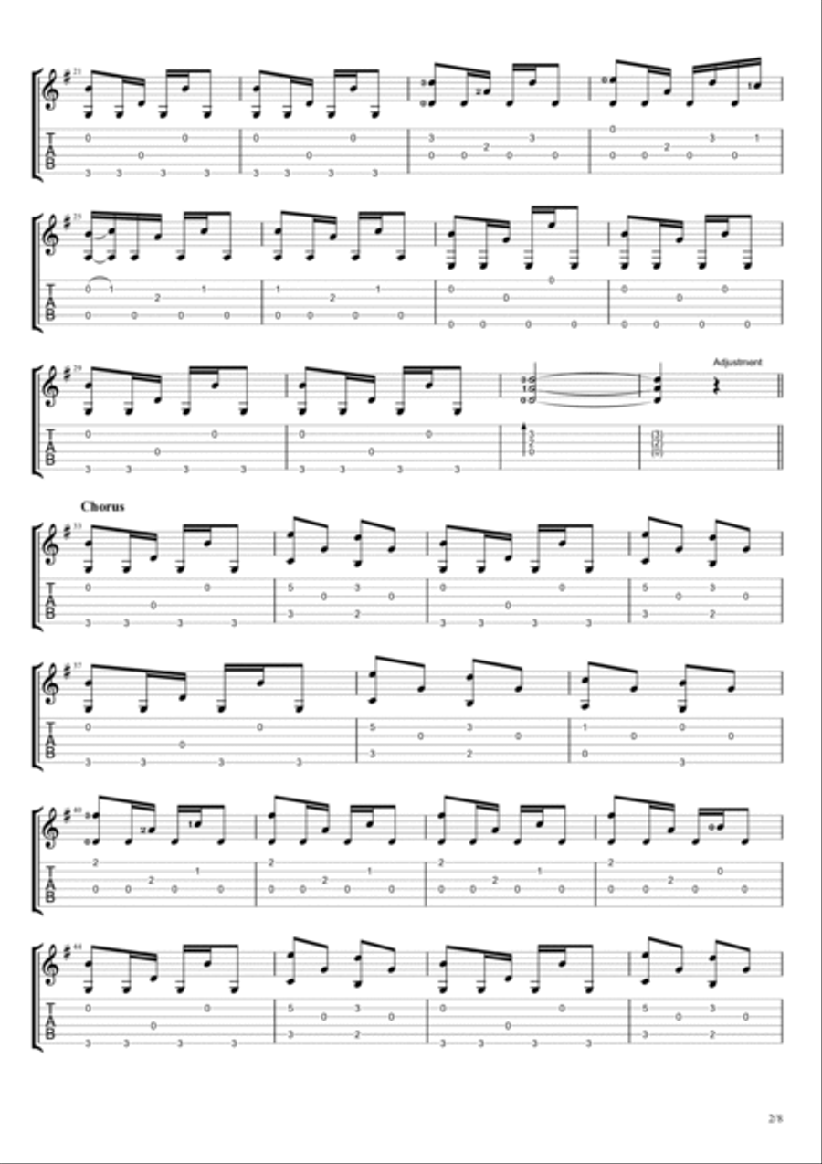 Sweet Creature Electric Guitar scores gallery preview page 2