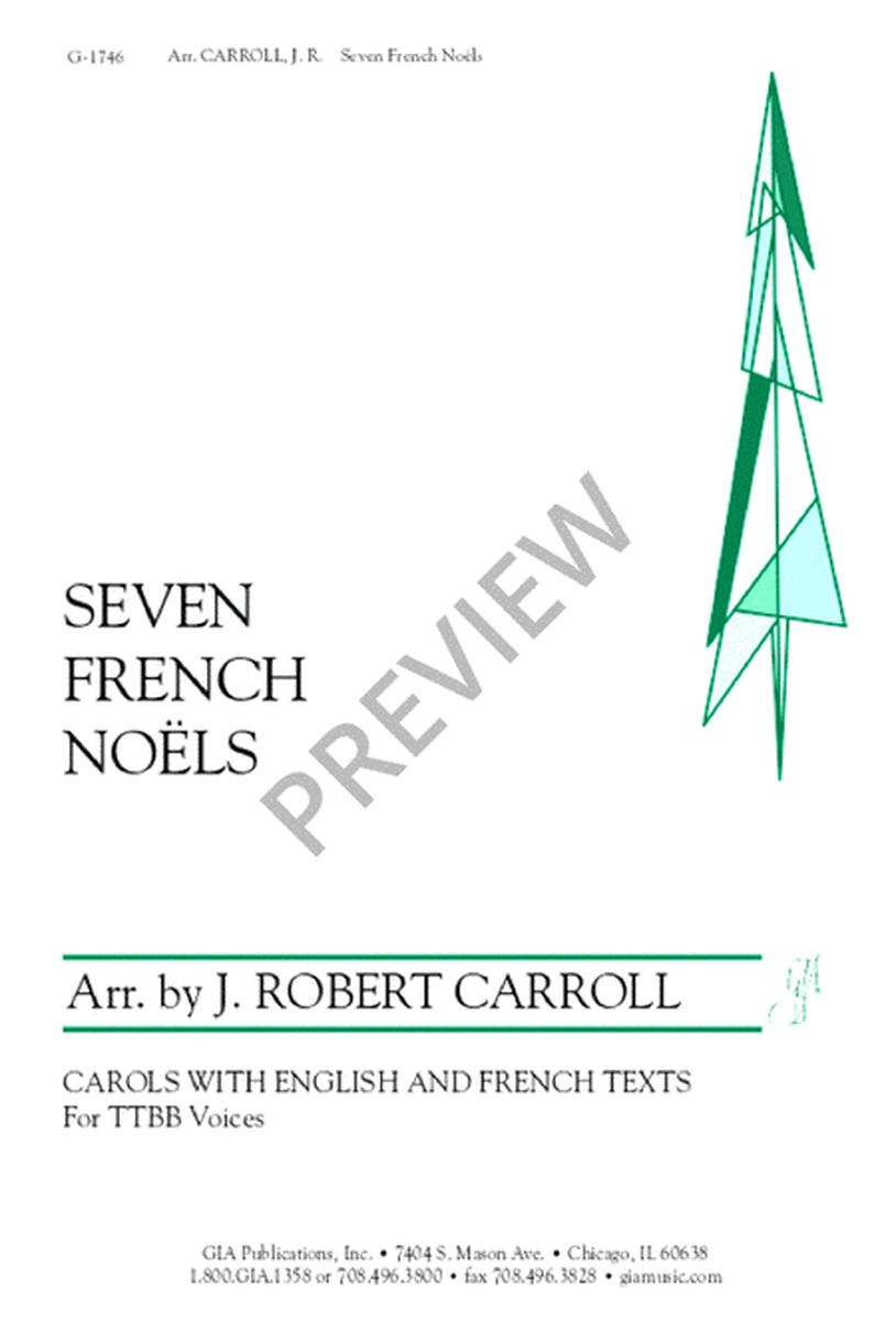 Seven French Noëls - TTBB edition