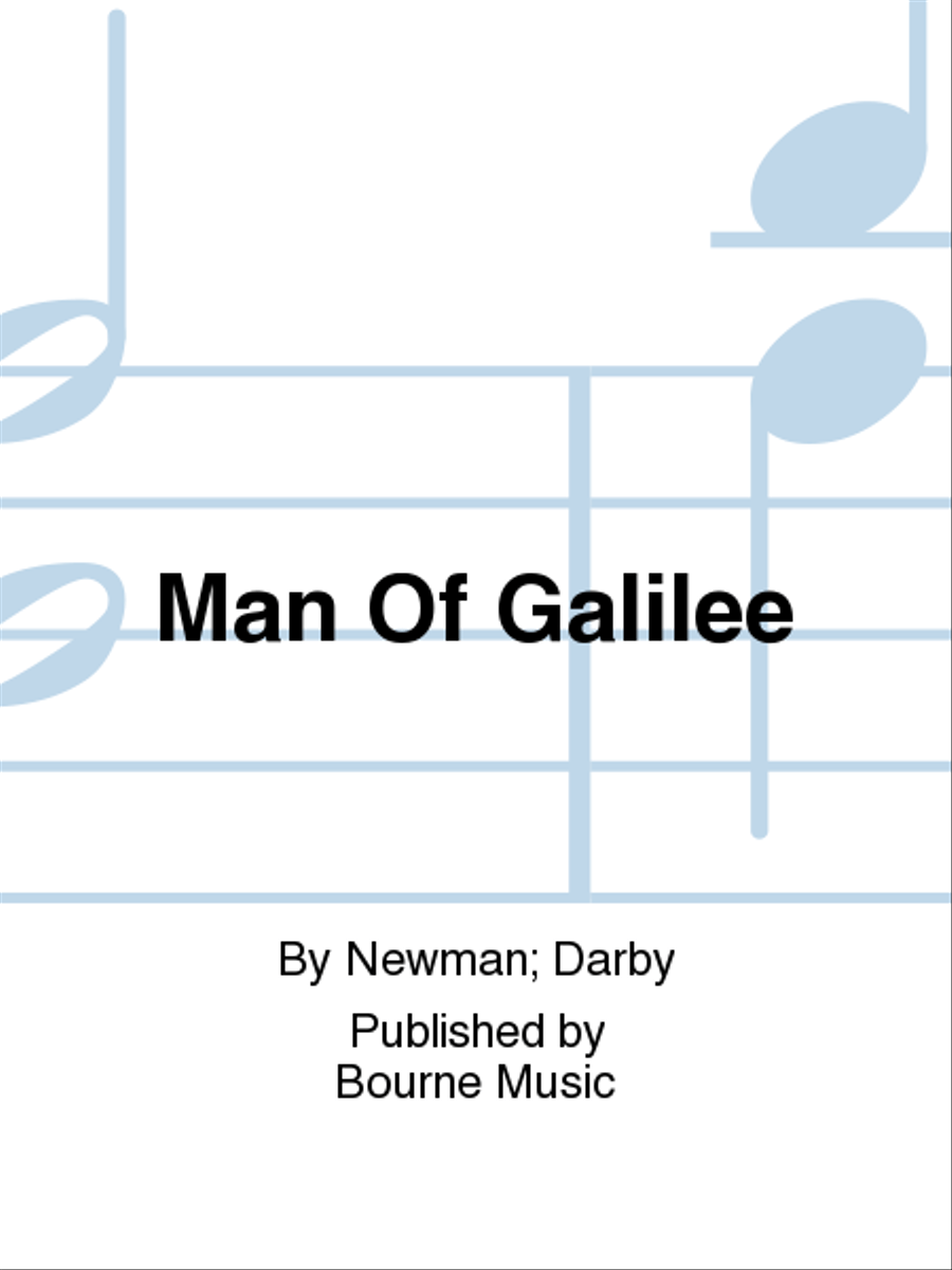 Man Of Galilee 4-Part scores gallery preview page 1