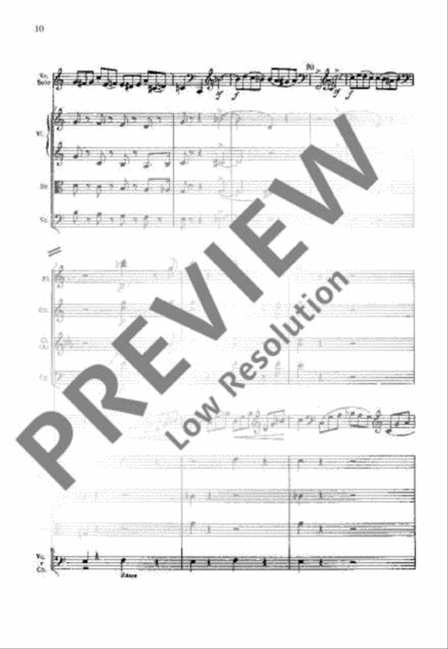 Concerto A minor Concerto A minor Orchestra scores gallery preview page 21
