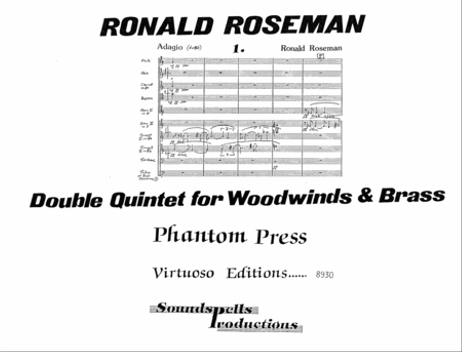 [Roseman] Double Quintet for Woodwinds and Brass Woodwind Quintet scores gallery preview page 3