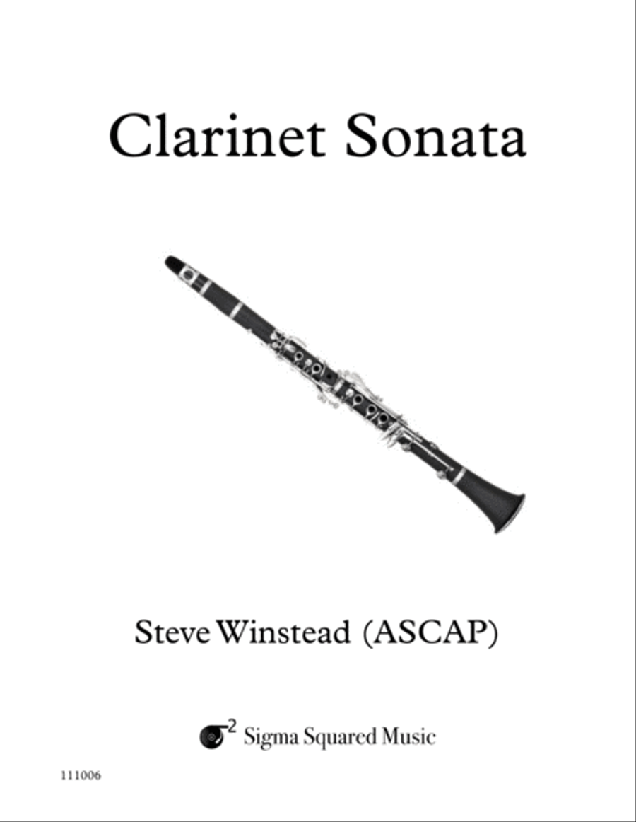 Clarinet Sonata Clarinet Solo scores gallery preview page 1