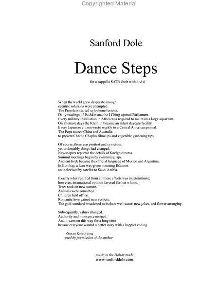 Dance Steps