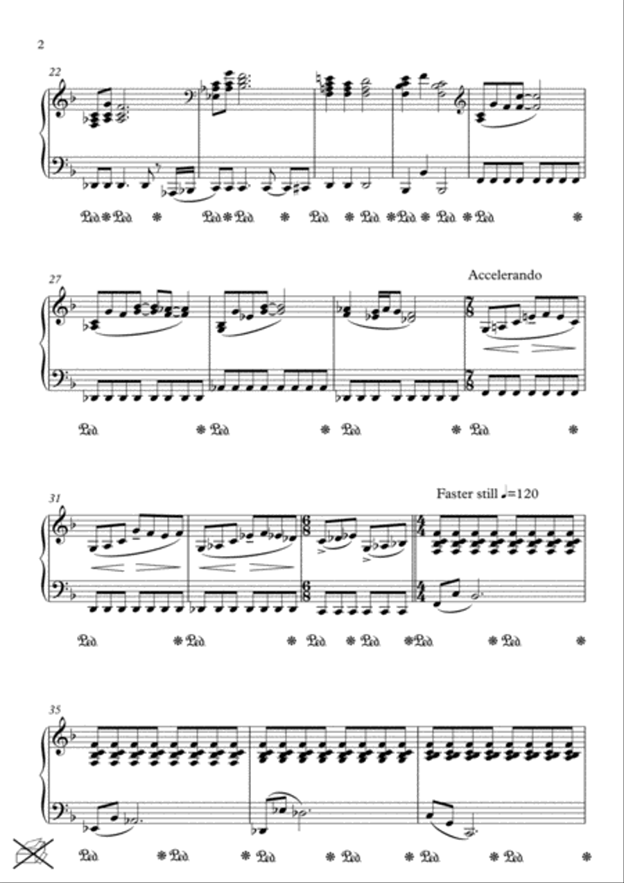 Fibonacci Piano Solo scores gallery preview page 2