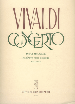 Book cover for Concerto In Sol Maggiore Rv 436 -F Vi-8