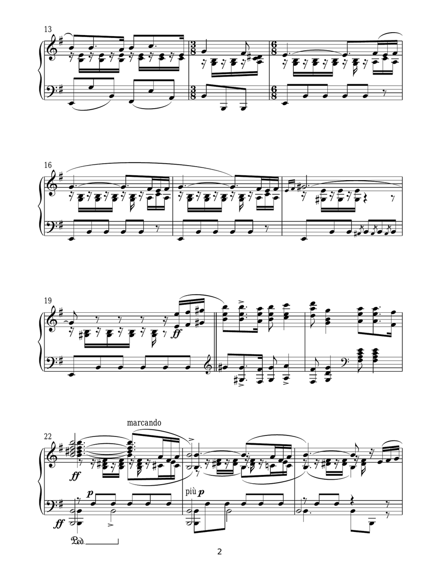 Playera Or Andaluza Playera Or Andaluza Piano Solo scores gallery preview page 2