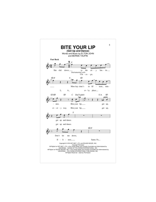 Bite Your Lip (Get Up And Dance)