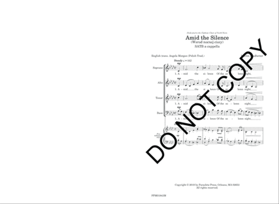 Amid the Silence Amid the Silence 4-Part scores gallery preview page 4