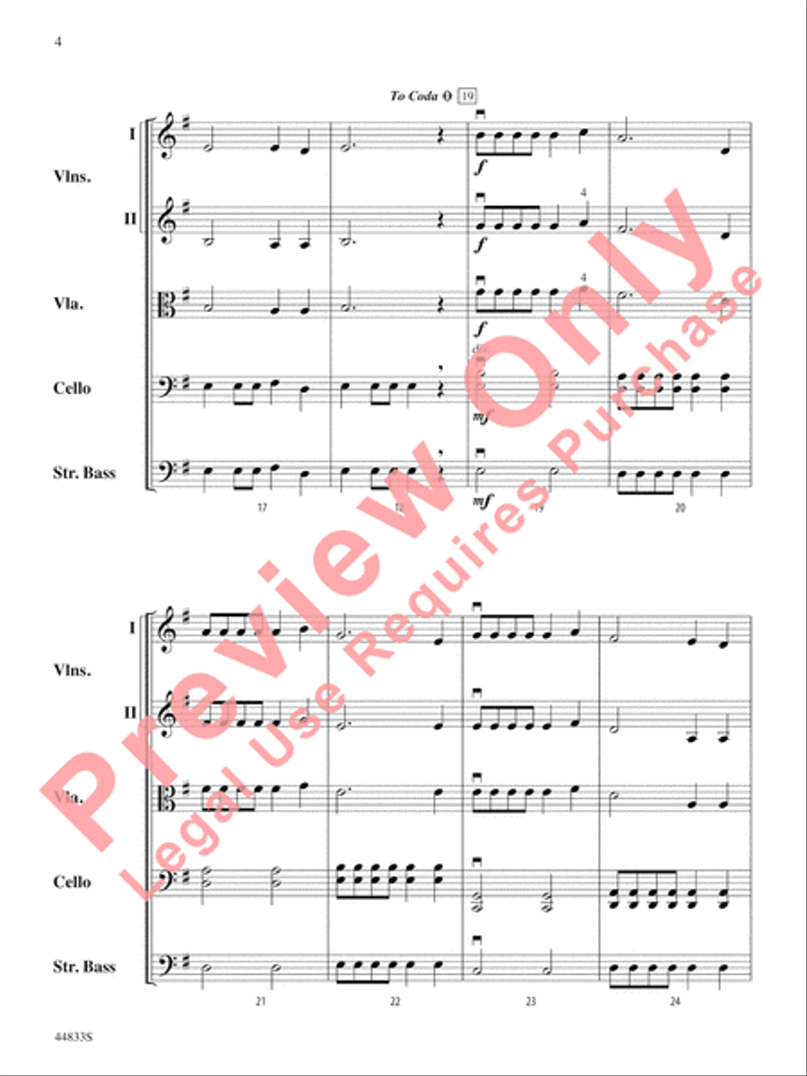 Our Heroes String Orchestra scores gallery preview page 5