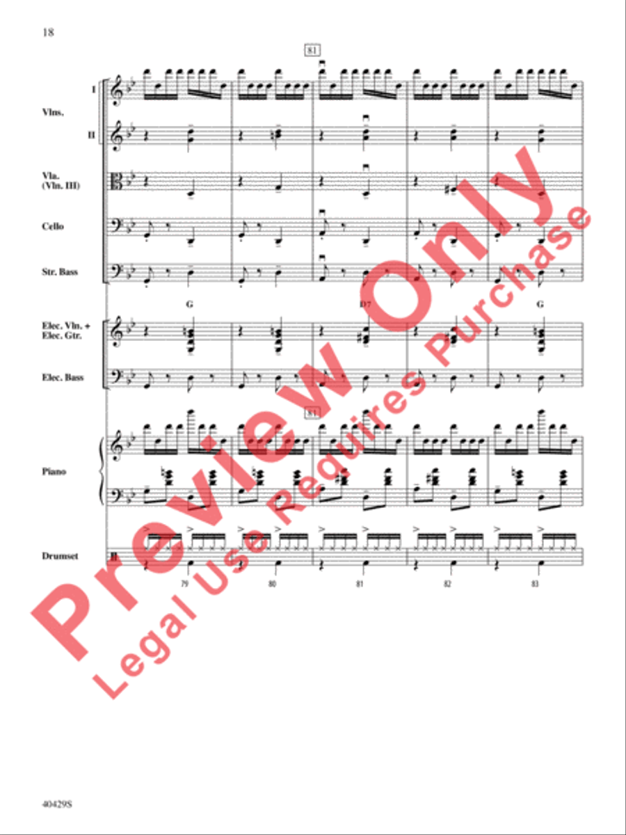 Wish Liszt String Orchestra scores gallery preview page 19