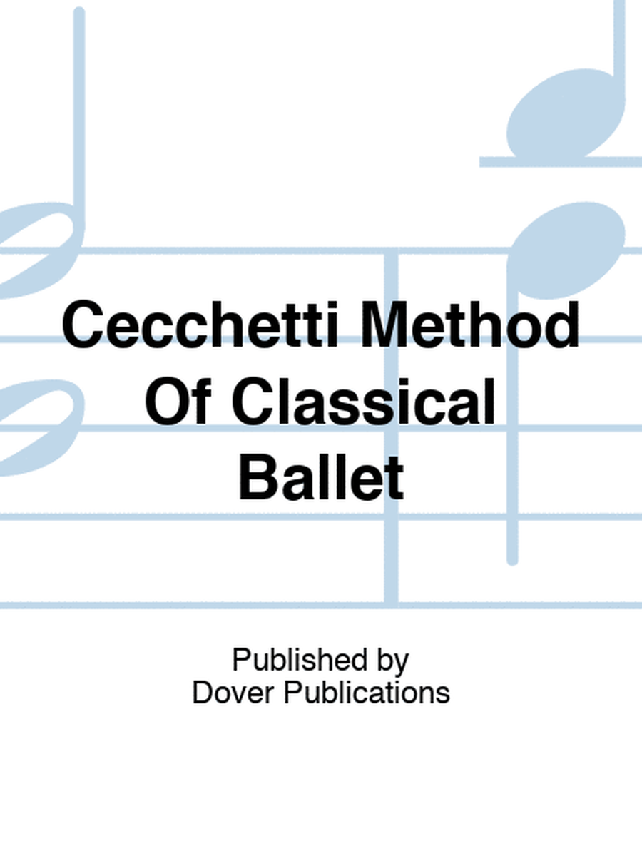 Cecchetti Method Of Classical Ballet