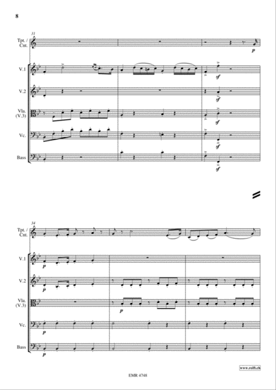 Variations On Bellini's Norma String Orchestra scores gallery preview page 8