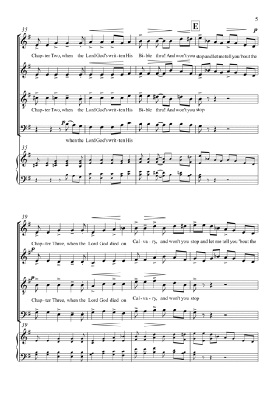 My God Is A Rock My God Is A Rock 4-Part scores gallery preview page 5