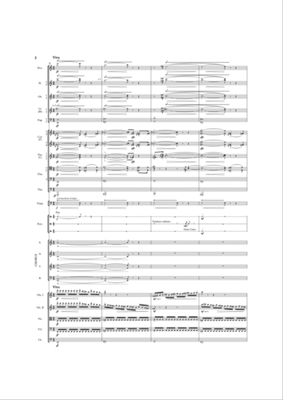 Choral Works with Orchestra 4-Part scores gallery preview page 3