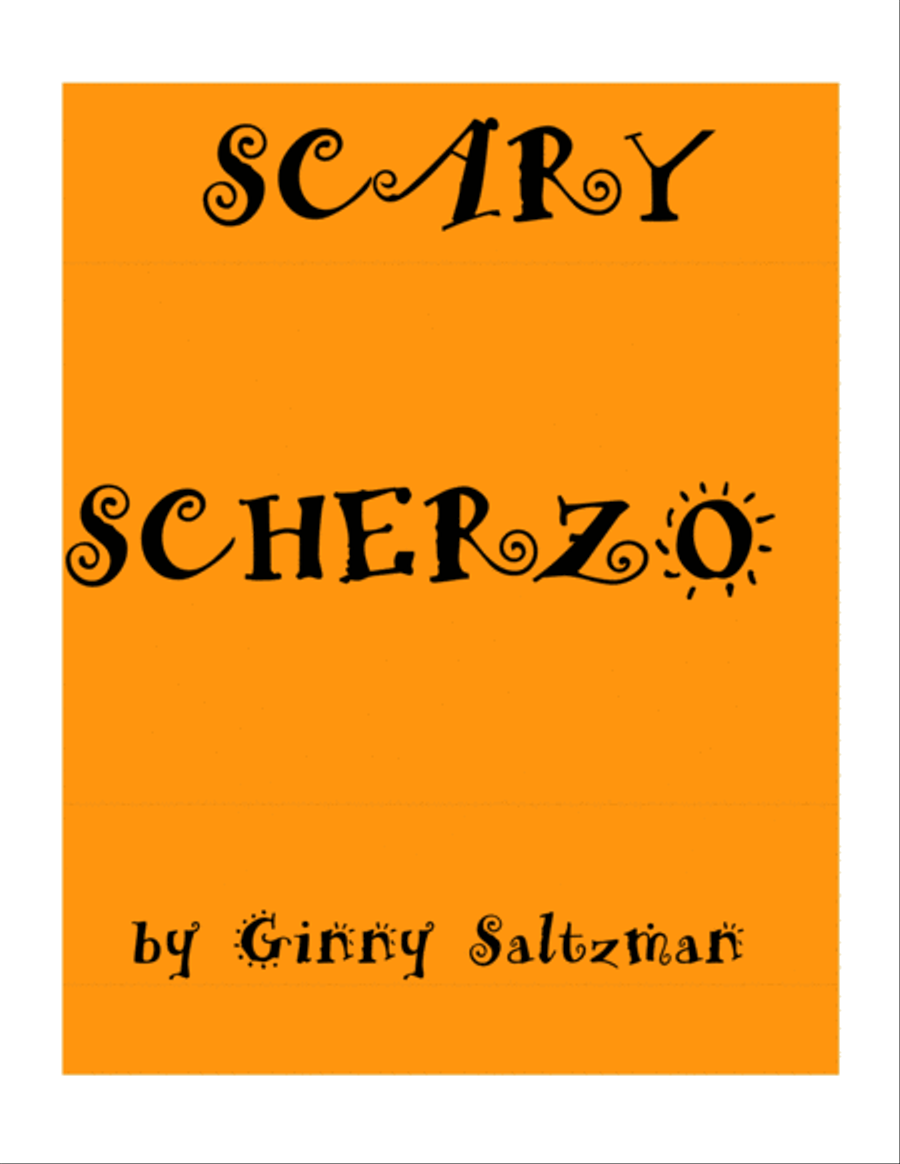 Scary Scherzo - A Fun Piece for Halloween Piano Solo scores gallery preview page 1
