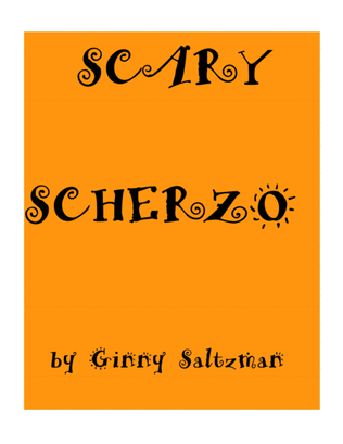 Book cover for Scary Scherzo - A Fun Piece for Halloween