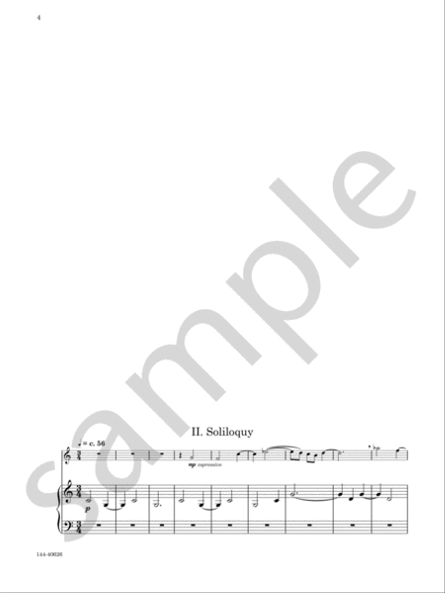 Concerto Elegia Chamber Music scores gallery preview page 4