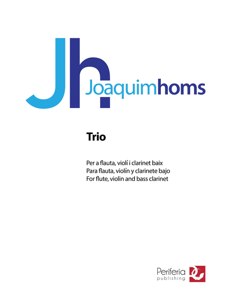 Trio for Flute, Violin and Bass Clarinet