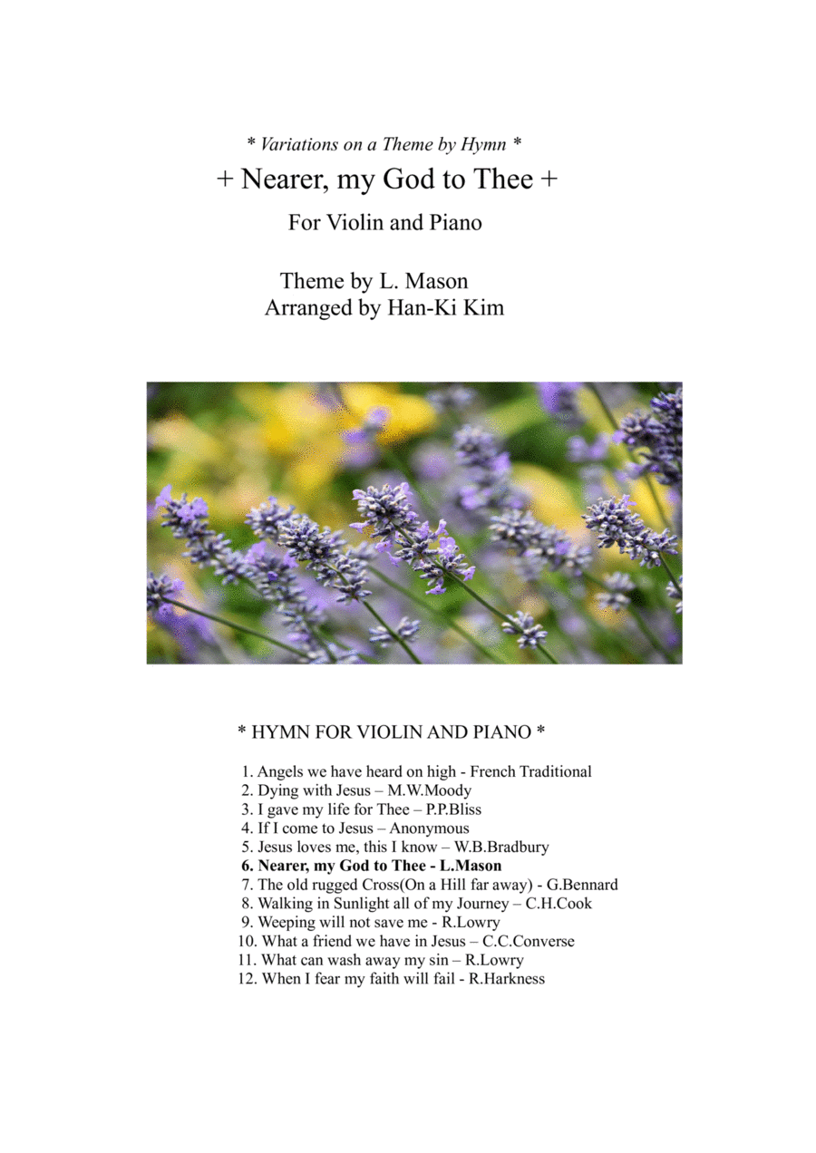 Nearer my God to Thee (For Violin and Piano) Violin scores gallery preview page 1